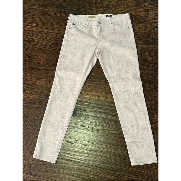 Adriano Goldschmied 31 The Legging ankle Skinny Jeans gray print - Picture 1 of 10